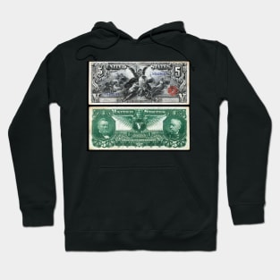 1896 $5 Dollar Silver Certificate Hoodie